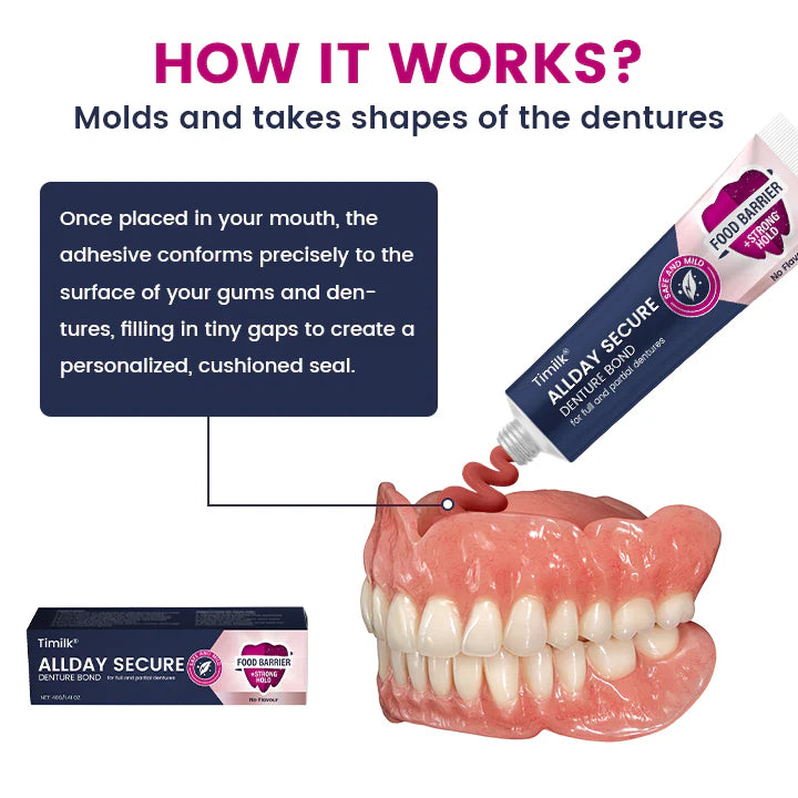 Timilk® All Day Secure Denture Bond
