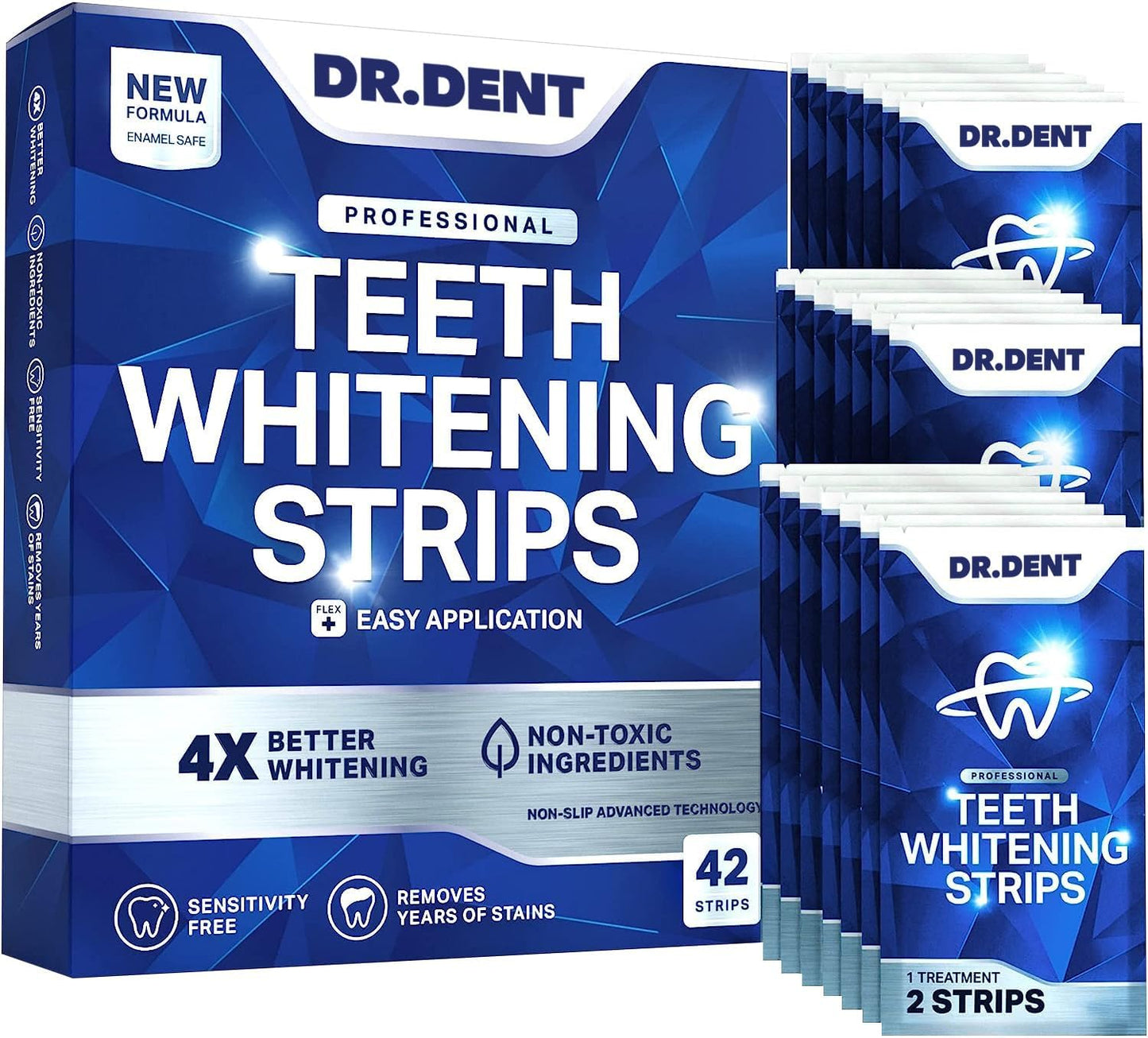 Dr Dent Teeth Whitening Strips (42 Strips)