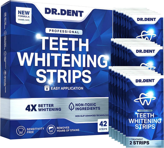 Dr Dent Teeth Whitening Strips (42 Strips)