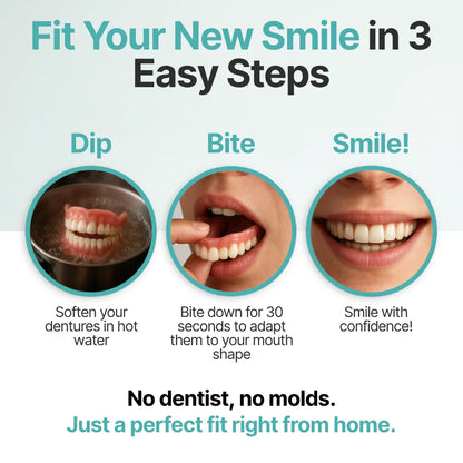 TrueEase™ Custom-Fit Full Functional Dentures