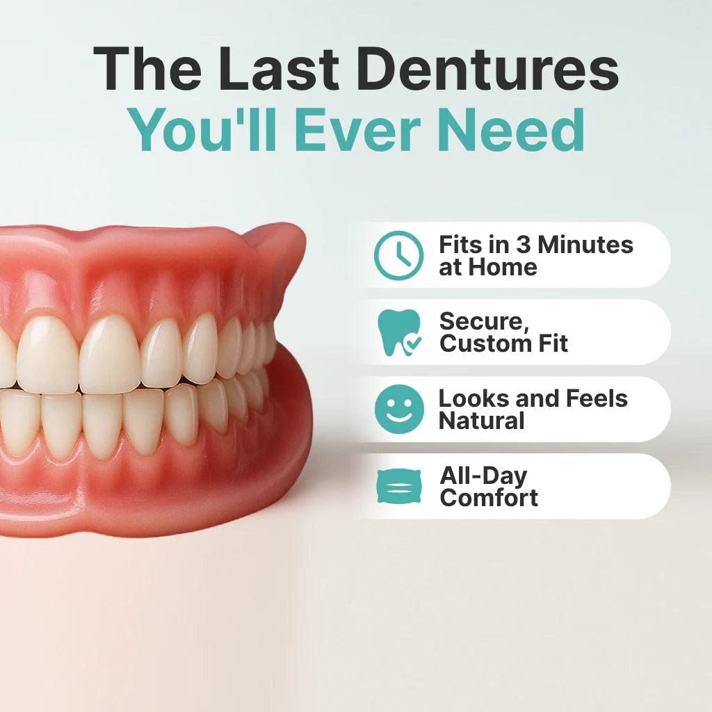 TrueEase™ Custom-Fit Full Functional Dentures